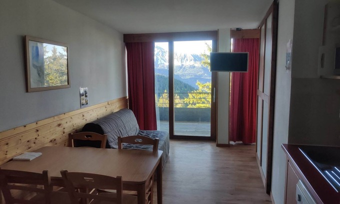 Chamrousse Ski Chalet | Modern Mountain Apartment with Balcony