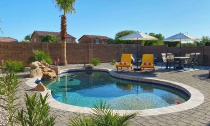 Sarival Village House | Modern Oasis in the desert with a Pool!