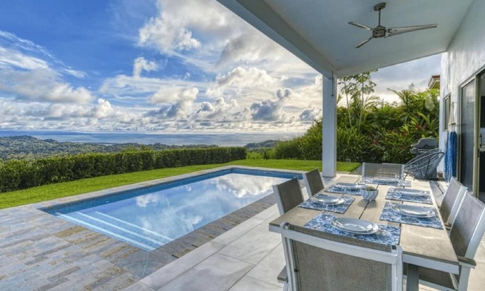 Ballena House | Modern-Pool-Ocean views-Gated-Ojochal-3 suites