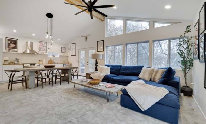 Tunkhannock Township House | Modern Rustic Private Ranch Home