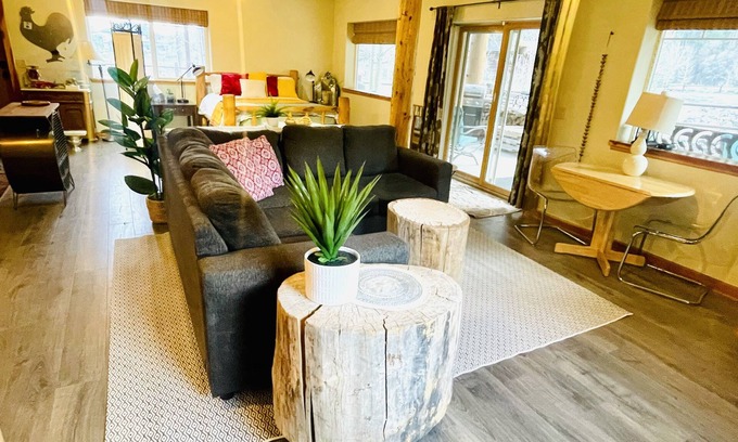 Ouray Apartment | Modern Studio Apartment on the River