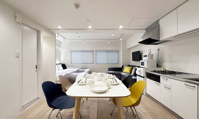 Hiroshima City Centre Apartment | Modern Studio Apt in Charming Nakamachi Area