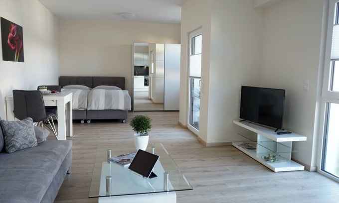Spessart-Main-Odenwald Apartment | Modern studio with balcony (approx. 40 sqm)