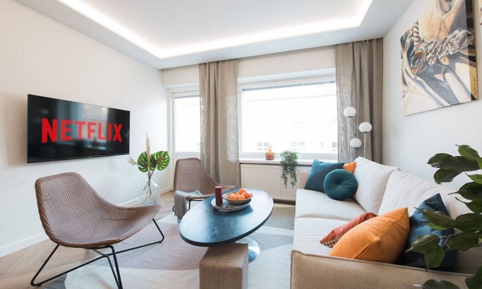 Hietalahti Apartment | Modern, Top Floor Apt. w/Balcony + Easy Check-in
