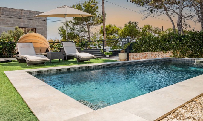 Cala Pi House | Modern vacation home, private pool, free WiFi, sea view