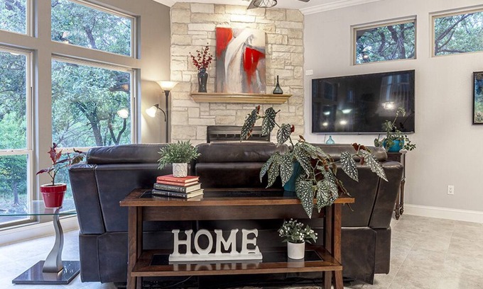 Highland Village House | Modern + Welcoming Lake Side Oasis