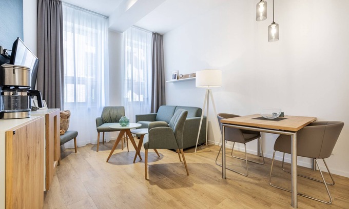 Wismar Apartment | Modernes 2-zimmer Apartment mit Fußbodenheizung in Außergewöhnlicher Hafenlage