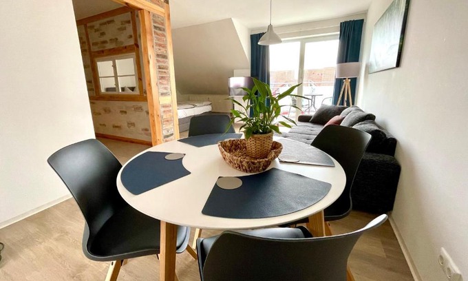 Vetschau/Spreewald Apartment | Modernes Appartment mit Sauna nahe Burg im Spreewald