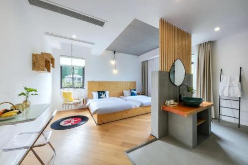 Moganshan Cabin | Moganshan Moshe Yujia River Tracing Family Pool Bed and Breakfast