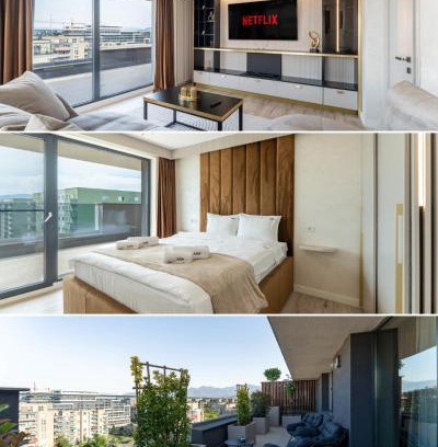 Tractorul Apartment | MoHost Valcom - Skyline Penthouse Escape