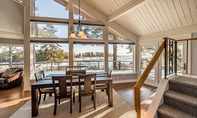 Harpswell House | Morningside. Waterfront home with seasonal dock and float, Pet friendly!