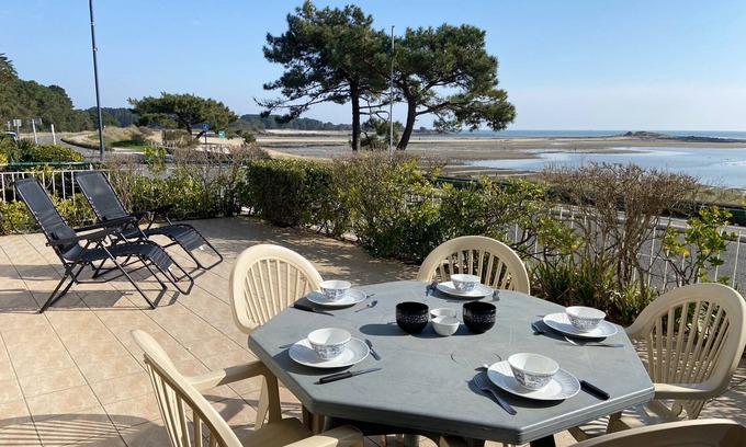 La Trinite-sur-Mer Apartment | MOUETTES 1 - Apartment rental with terrace sea view - Carnac - La Trinité sur Mer - T315