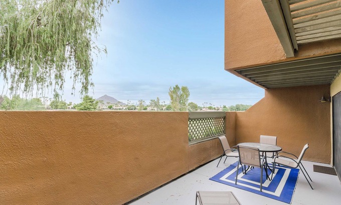 South Scottsdale Condo | Mountain & Golf Course VIEWS Villa - Ground Floor & Remodeled. Top Rated Views!