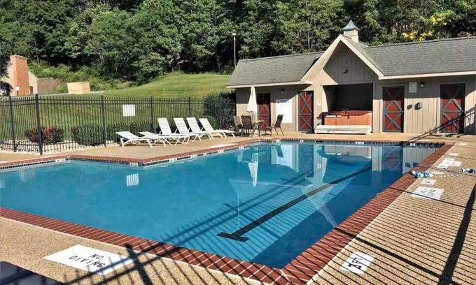 Mercersburg House | Mountain Retreat Hot Tub Pool Trails Views