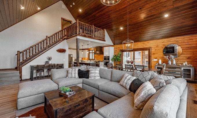 McHenry House | Mountain-Top Escape w/Hot Tub, Views & Theater