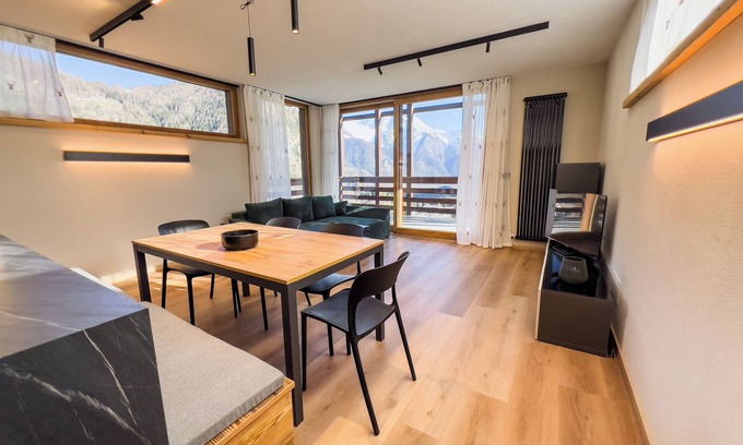Brusson Apartment | Mountain View Design Flat - 2 bedrooms - 2 bathroom - Panoramic terrace