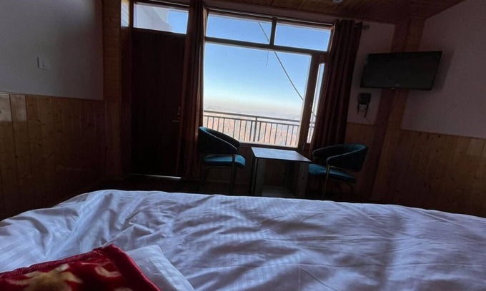 Theog Cottage | Mountain View Room | w King Sized Bed, Balcony, View, Food, T.V,