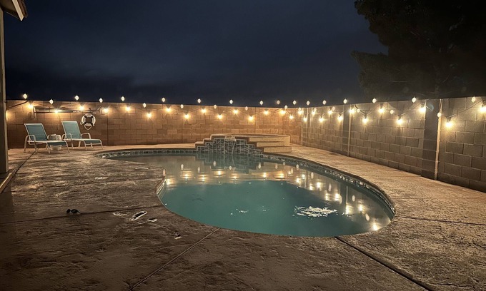 Rio Rancho House | Mountain Vista with heated pool - closes 10/24/24 - and outdoor kitchen