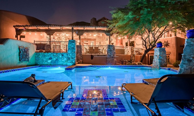 Cave Creek House | Mountainside 4.6 acre lot w/Views + Pool, Hot Tub and More!