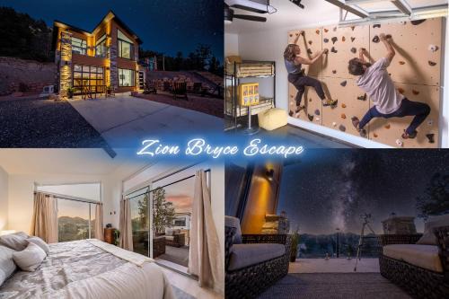 Glendale House | Mountainside Retreat Climbing Wall Zion Bryce 3BR Stargazing Firepit EV