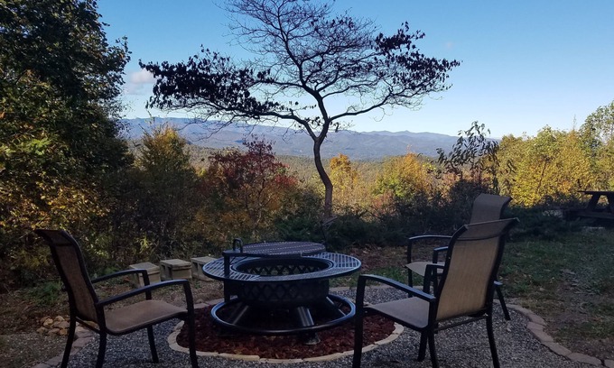 Rosman Apartment | Mountaintop suite, mountain views, one level, King bed, pet friendly, accessible