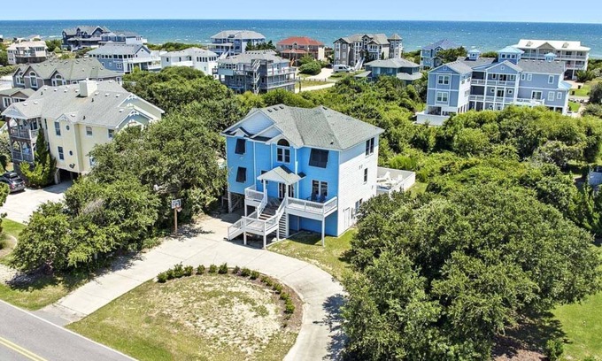 Whalehead Beach House | Mr. Sandman | 1080 ft to the beach | Private Pool, Hot Tub, and Dog Friendly