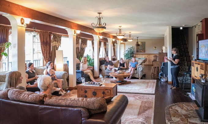 Grand Forks House | MtnSpa Educational Retreat Rental on 400 acer historical farmland