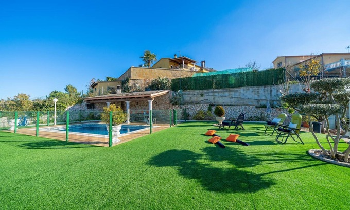 Mas Altaba Villa | MULBERRY LUX, LOVELY OUTDOOR GARDEN AREA WITH LARGE POOL AND ONLY 15 KM FROM THE BEACH