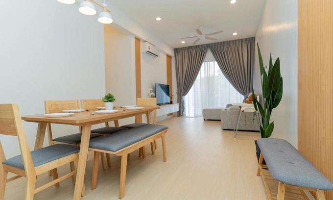 Hulu Kinta Apartment | Muna The Cove Ipoh Garden East 3R2B 8pax