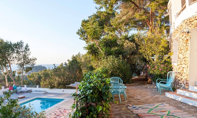 Sant Antoni de Portmany Villa | My Rental Homes | Villa Cave with garden and pool