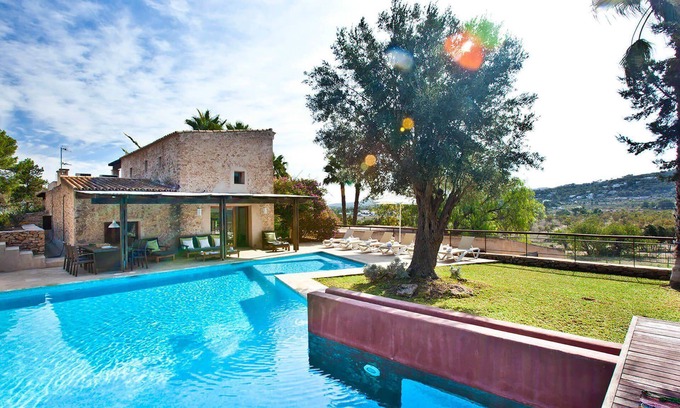 Cala Comte Villa | My Rental Homes - Villa Matarel with private pool and large garden