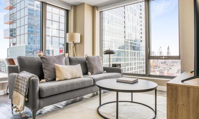 West End Apartment | N Station 1BR w Gym WD nr TD Garden BOS-638