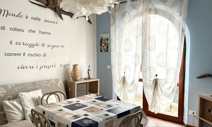 Villaggio Taunus Apartment | N284 - Numana, two-room apartment with terrace overlooking the sea