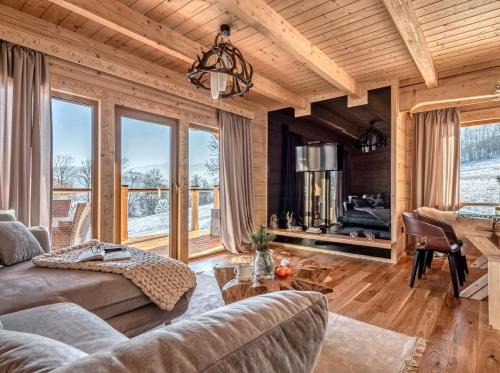 Bialy Dunajec Ski Chalet | NA SKRAJU LASU domki z balią, jacuzzi