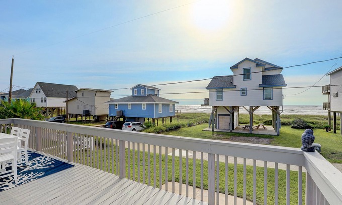 Galveston House | Namaste Here is ready for you to experience relaxing views & sounds of the Gulf.