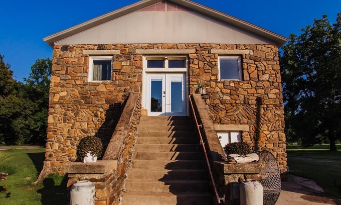 Rudy House | Native stone church house
