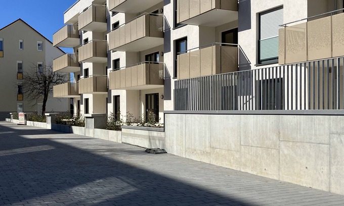 Edingen Apartment | Near Heidelberg company apartment **new building first occupancy**fully furnished with kitchen