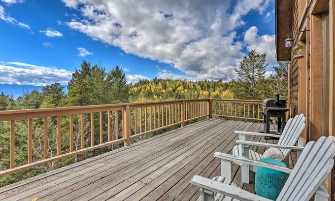 Conifer Mountain and Meadows House | Near Hiking: Mtn-View Conifer Cabin w/2 Decks