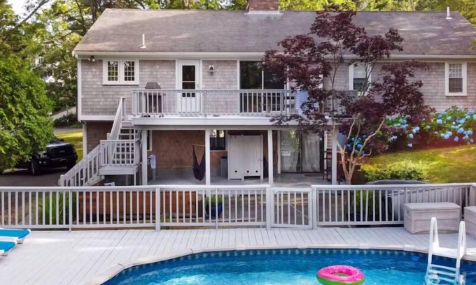 East Dennis House | Near Mayflower! Pool & Hottub! Dogs OK! Slps 10!