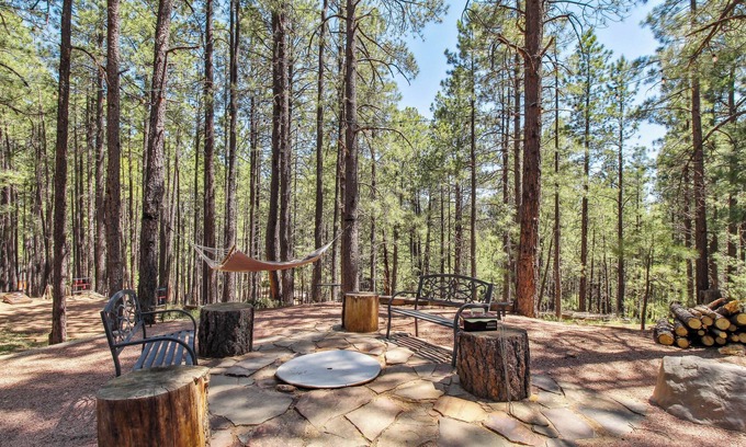 Heber Cabin | Near Trails: Forest Lake Retreat w/Backyard Oasis