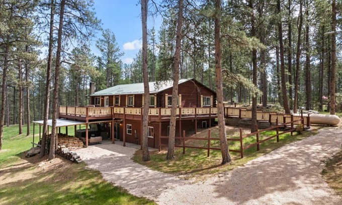 Custer House | Needles Nest: Secluded Cabin with Hot Tub