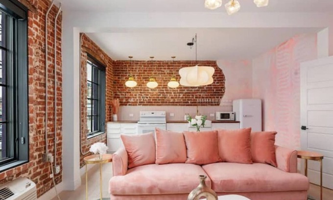 Golden Triangle Apartment | Neon Swan Art Suite 206