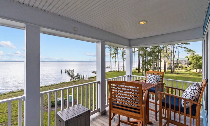 Minnesott Beach House | Neuse Village #3 - Check out the amazing views!