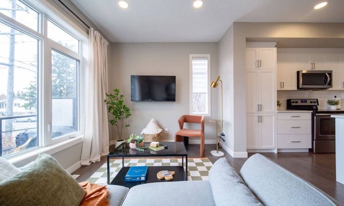 Jasper Place House | NEW! 2 BR w/Ensuites | Garage | Disney+ | Patio