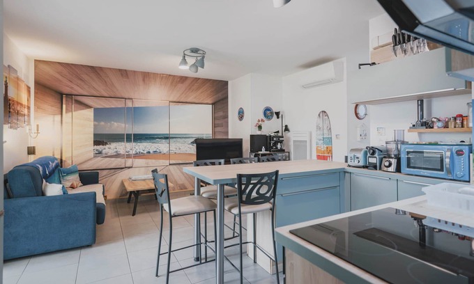 Capbreton Apartment | New ! 300m from the ocean, superb apartment, veranda, balcony, parking!