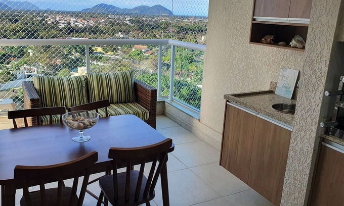 Jardim Centenario Apartment | New Apartment with Gourmet Balcony