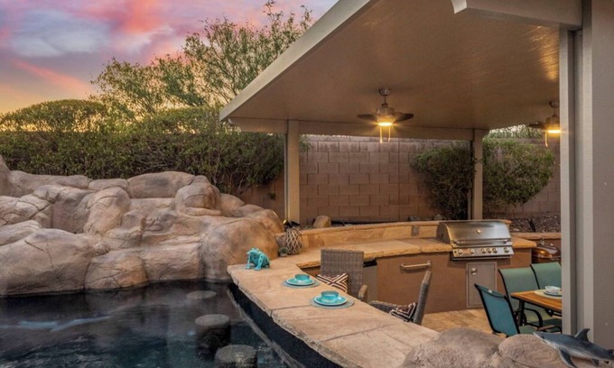 Anthem Country Club House | New! Desert Oasis - Rare Resort-Style Escape in Anthem Country Club – Heated Pool, Spa, Putting Green + More!