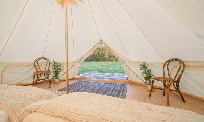 Kansas City RV Rental | NEW!!! Glamorous Glamping Suite | 2 Full Size Beds