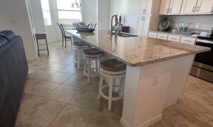 Punta Gorda Condo | NEW Golf and country club.Stunning 2b 2bath, top floor corner unit/water view
