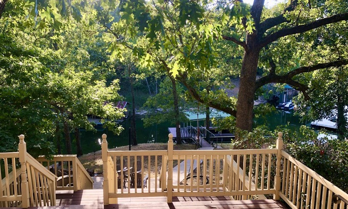 Eucha House | NEW! Home W/Private Boat Dock Nestled In The Woods